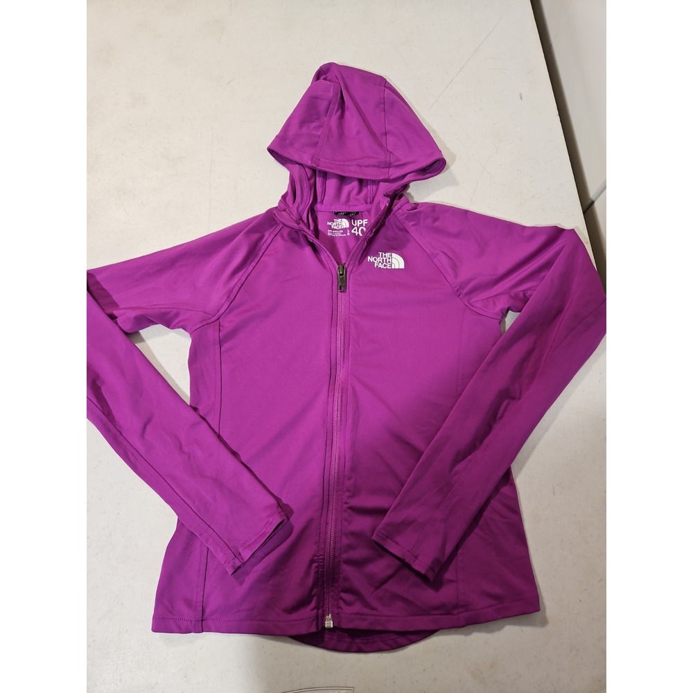 The North Face Youth Girls Large‎ Purple 40+ Amphibious Full-Zip Hoodie (1854